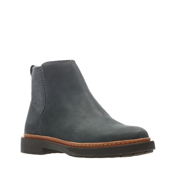 Clarks Womens Trace Fall Chelsea Boots Dark Grey | UK-3245071